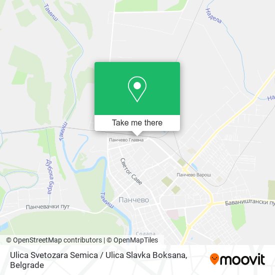 Ulica Svetozara Semica / Ulica Slavka Boksana map