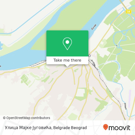 Улица Мајке Југовића map