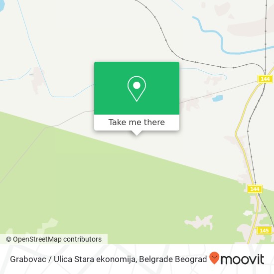 Grabovac / Ulica Stara ekonomija map