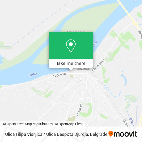 Ulica Filipa Visnjica / Ulica Despota Djurdja map