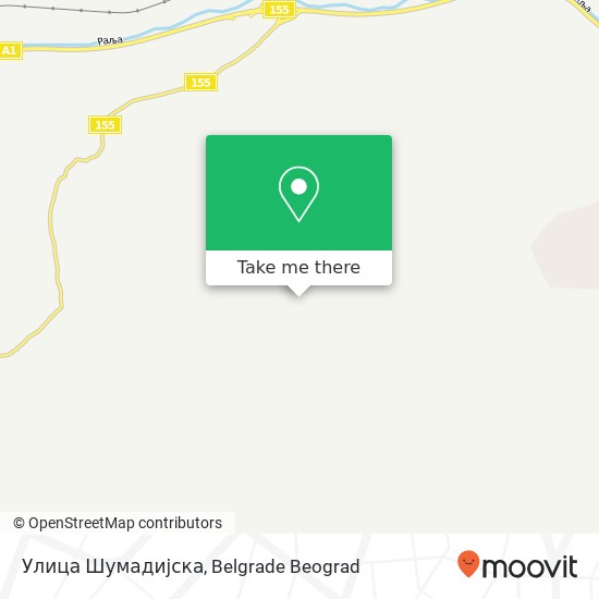 Улица Шумадијска map