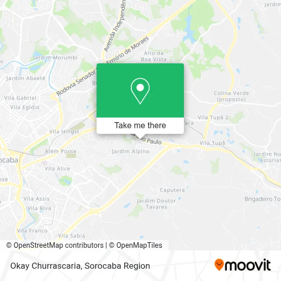 Okay Churrascaria map