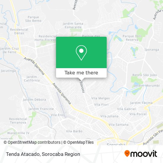 Tenda Atacado map