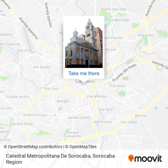 Catedral Metropolitana De Sorocaba map