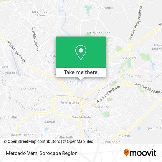 Mercado Vem map