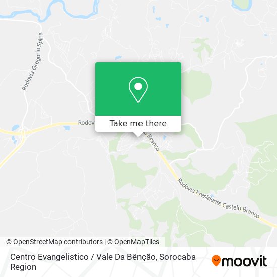 Mapa Centro Evangelistico / Vale Da Bênção