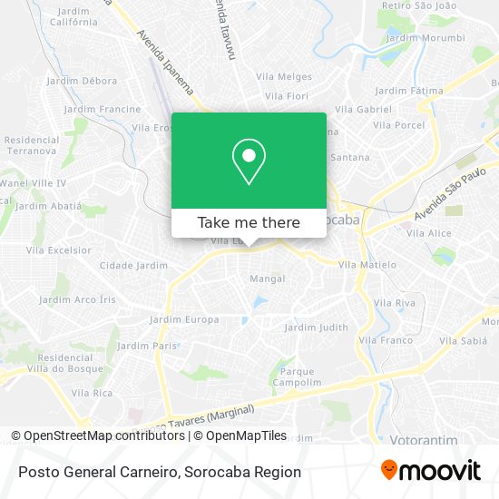 Posto General Carneiro map