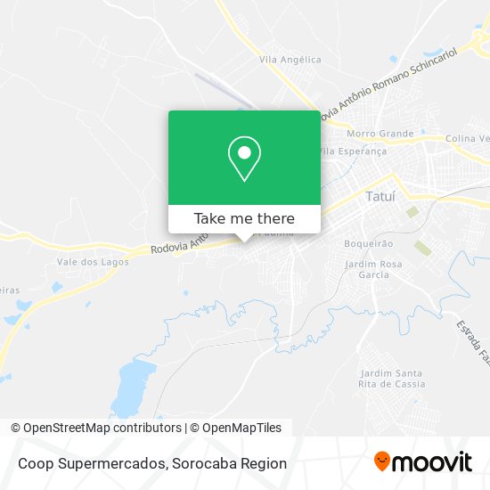 Coop Supermercados map