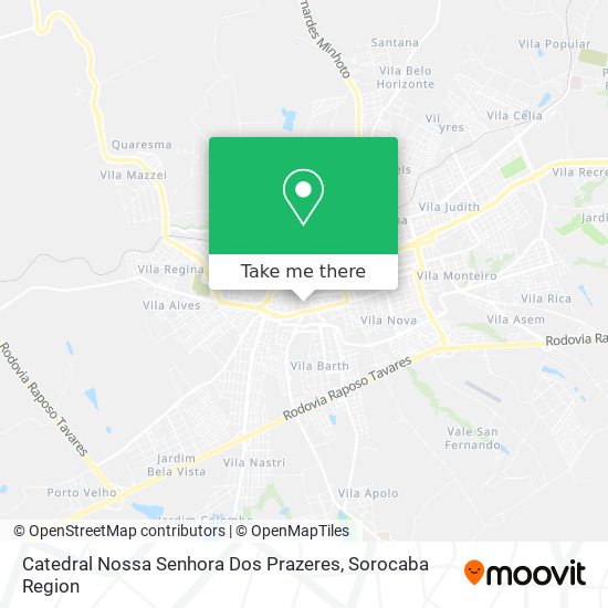 Catedral Nossa Senhora Dos Prazeres map