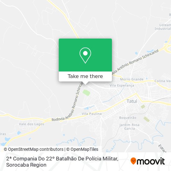 Mapa 2ª Compania Do 22º Batalhão De Polícia Militar