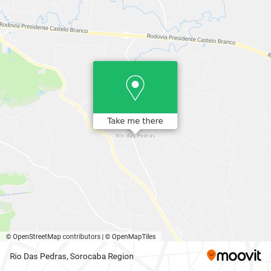 Rio Das Pedras map
