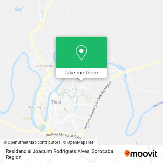 Residencial Joaquim Rodrigues Alves map