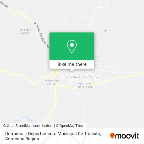 Detrasma - Departamento Municipal De Trânsito map