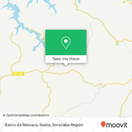 Bairro da Ressaca, Ibiúna map