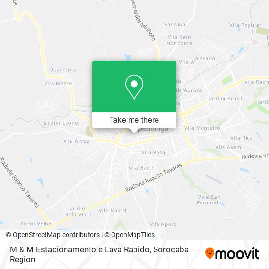 Mapa M & M Estacionamento e Lava Rápido