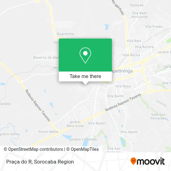 Praça do R map
