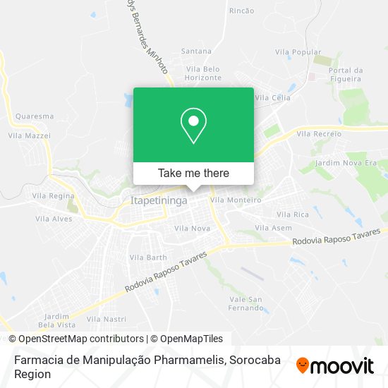 Mapa Farmacia de Manipulação Pharmamelis