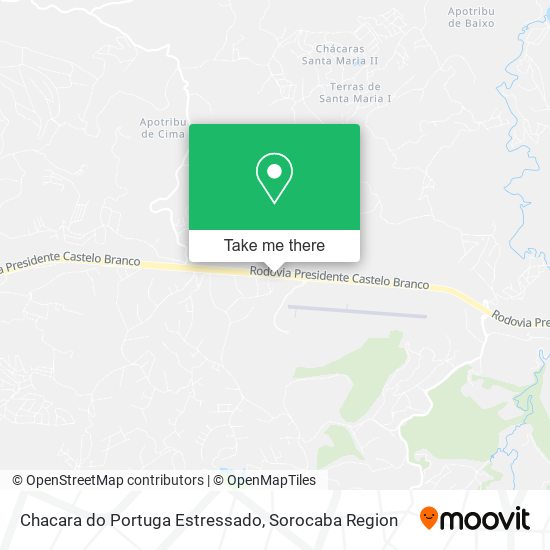 Chacara do Portuga Estressado map