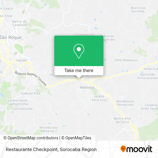 Restaurante Checkpoint map