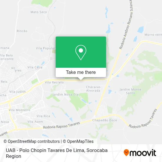 UAB - Polo Chopin Tavares De Lima map