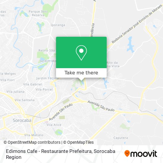 Edimons Cafe - Restaurante Prefeitura map