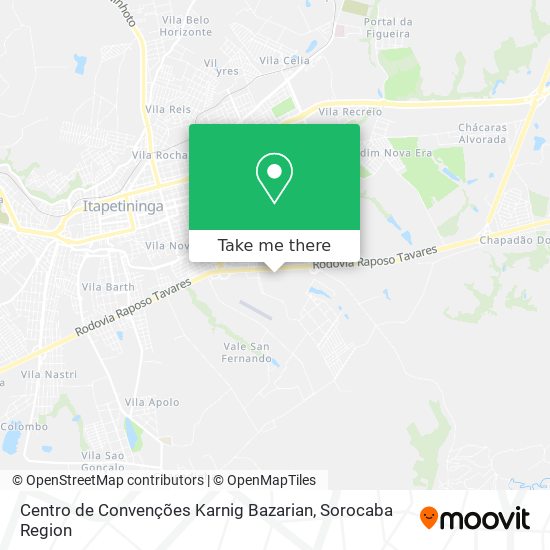 Centro de Convenções Karnig Bazarian map