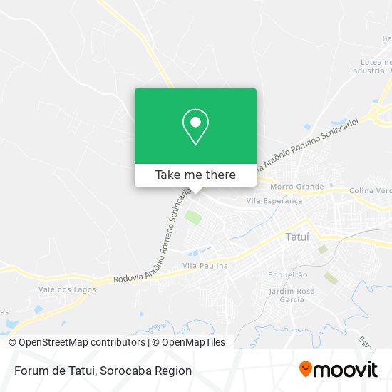 Mapa Forum de Tatui