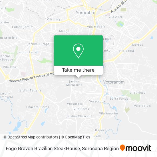 Fogo Bravon Brazilian SteakHouse map