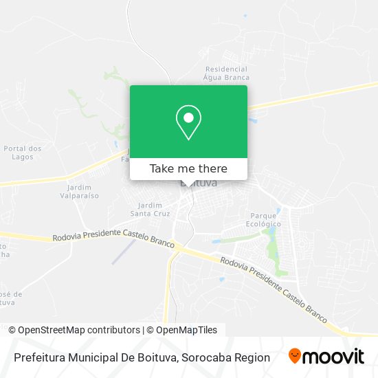 Prefeitura Municipal De Boituva map