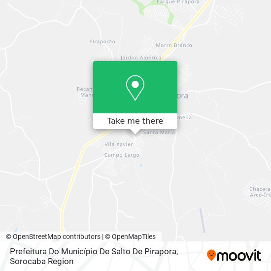 Prefeitura Do Município De Salto De Pirapora map