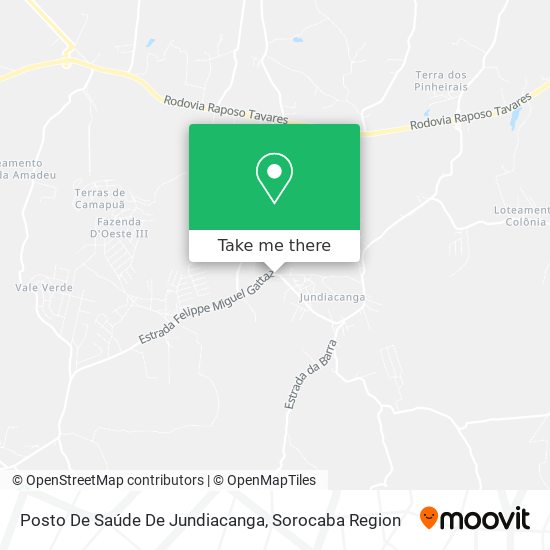 Posto De Saúde De Jundiacanga map