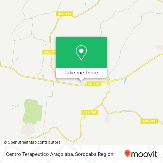 Centro Terapeutico Araçoiaba map