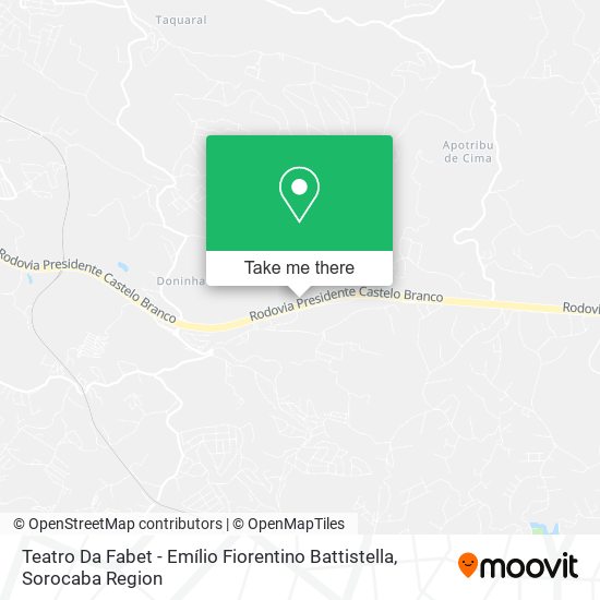 Mapa Teatro Da Fabet - Emílio Fiorentino Battistella