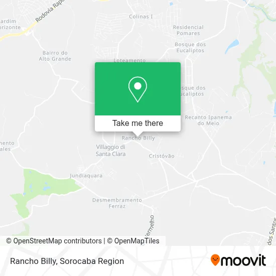 Rancho Billy map
