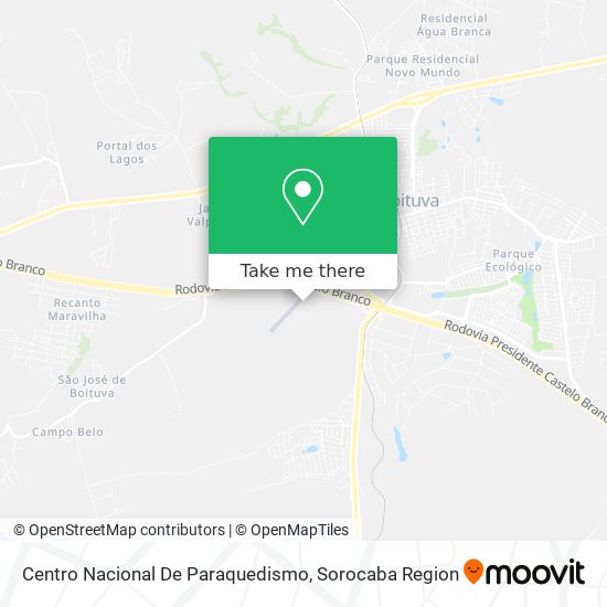 Centro Nacional De Paraquedismo map