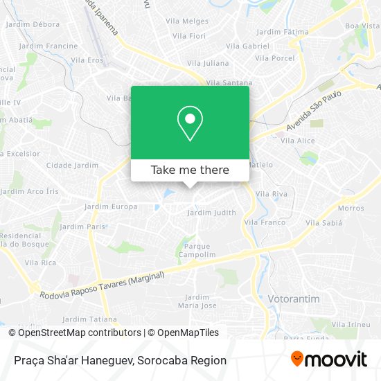 Praça Sha'ar Haneguev map