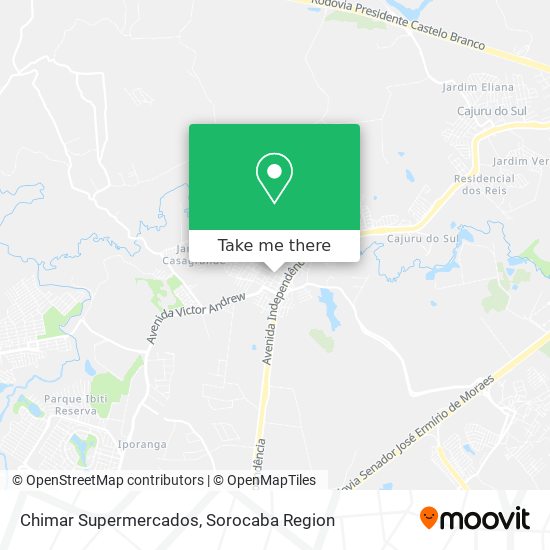 Chimar Supermercados map