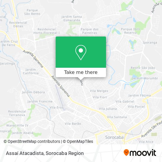 Assaí Atacadista map