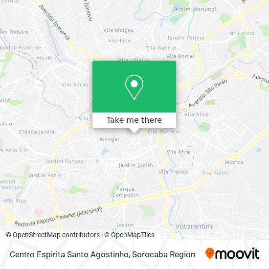 Centro Espirita Santo Agostinho map