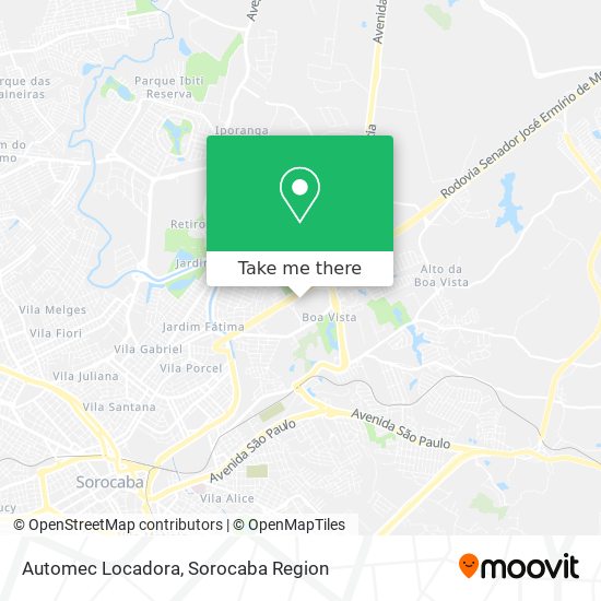 Automec Locadora map