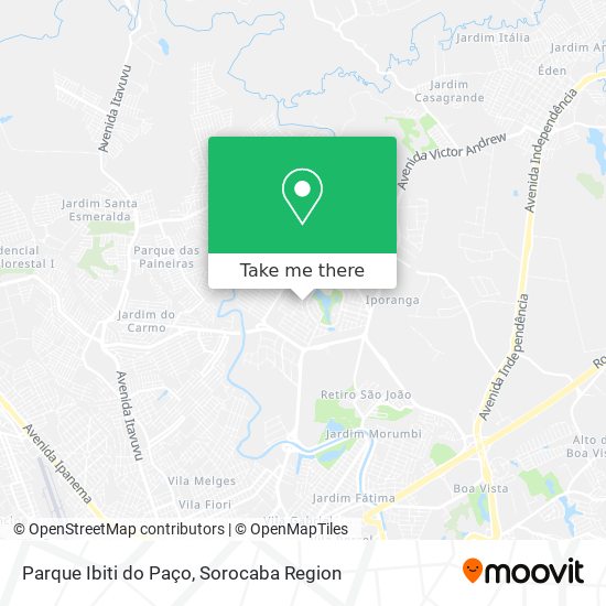 Parque Ibiti do Paço map