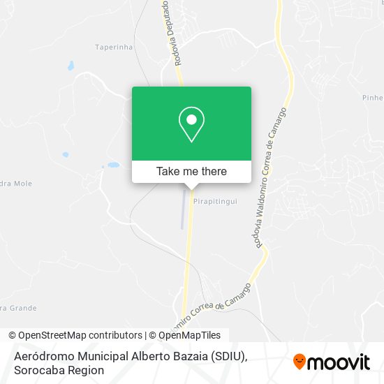 Aeródromo Municipal Alberto Bazaia (SDIU) map