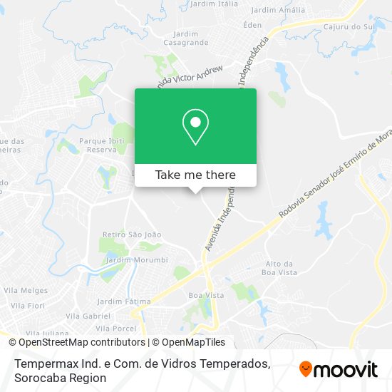 Tempermax Ind. e Com. de Vidros Temperados map