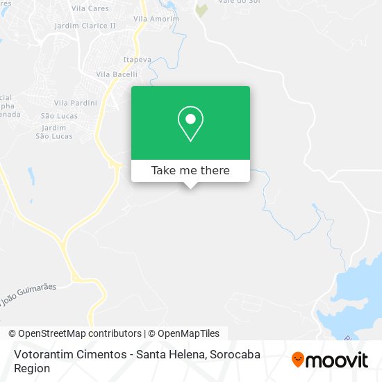 Votorantim Cimentos - Santa Helena map