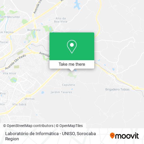 Laboratório de Informática - UNISO map