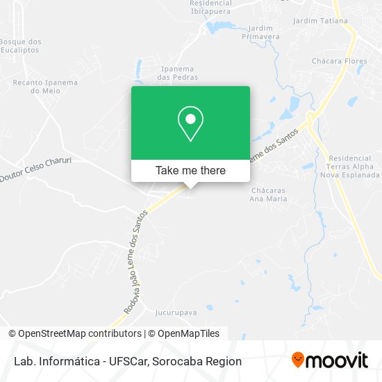 Lab. Informática - UFSCar map