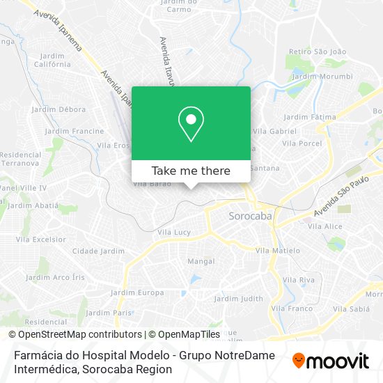 Farmácia do Hospital Modelo - Grupo NotreDame Intermédica map