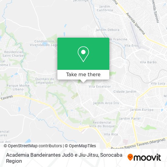 Academia Bandeirantes Judô e Jiu-Jitsu map