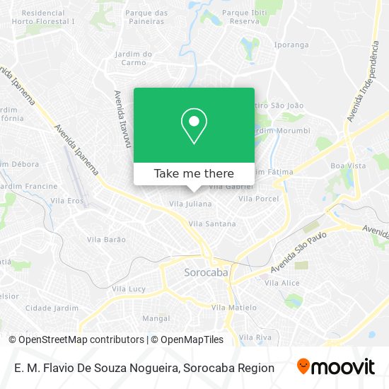 E. M. Flavio De Souza Nogueira map