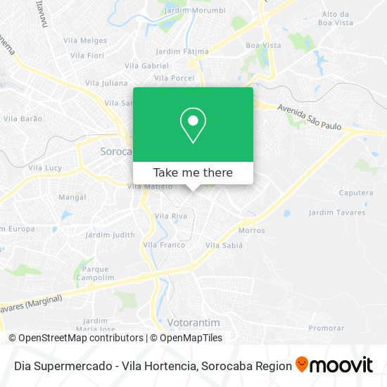 Dia Supermercado - Vila Hortencia map